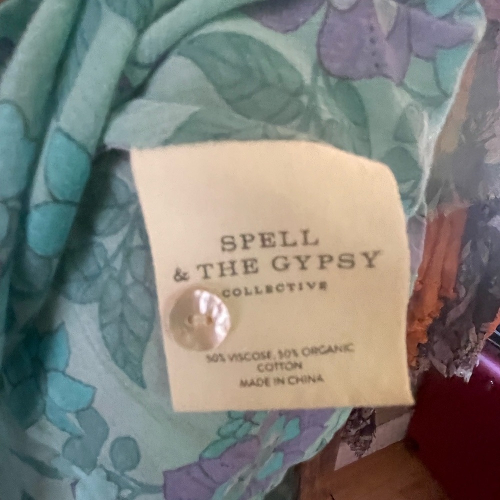 Spell Buttercup Flutter Blouse M - image 7